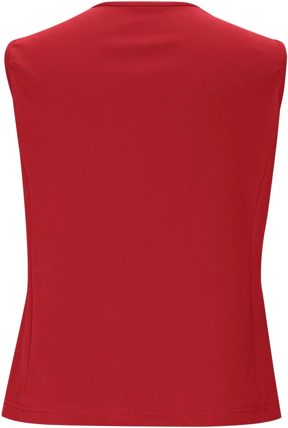 Womens Blazer Vest V Neck Sleeveless Button down Vest Work Casual Fitted Waistcoat Trendy Suit Tops Summer Dressy Tops