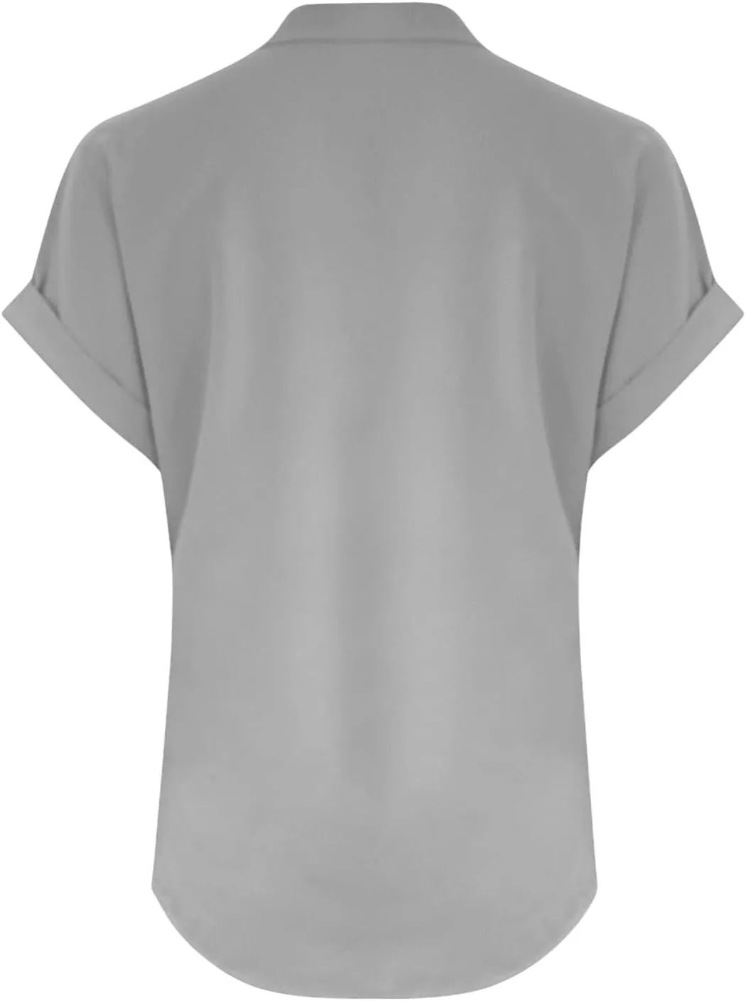Womens Cotton Linen Shirts Summer Trendy Short Sleeve V-Neck Blouses Tops Button Down Gauze Tees Casual Clothes 2025