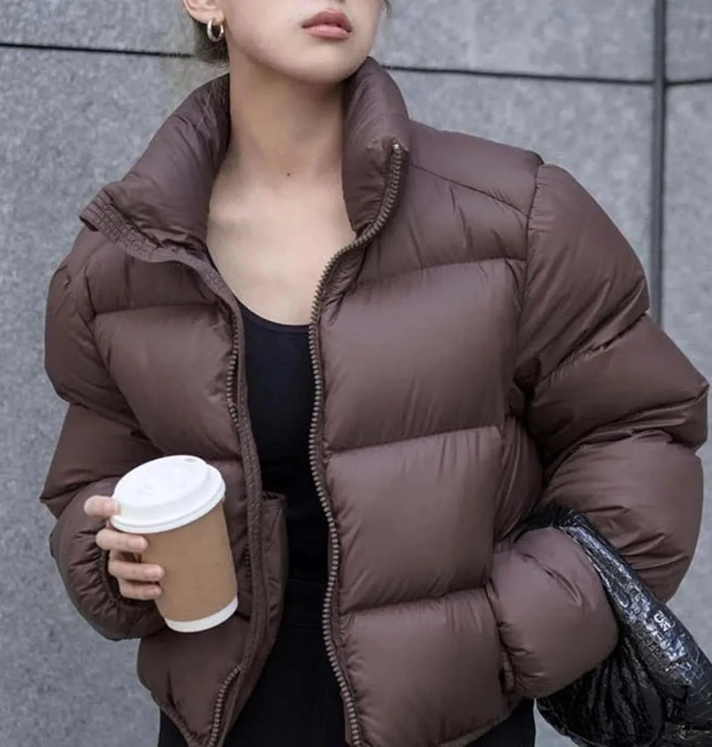 Women's Cotton-padded Jacket Winter Loose Short Coat Casual Versatile Thicken Jacket
