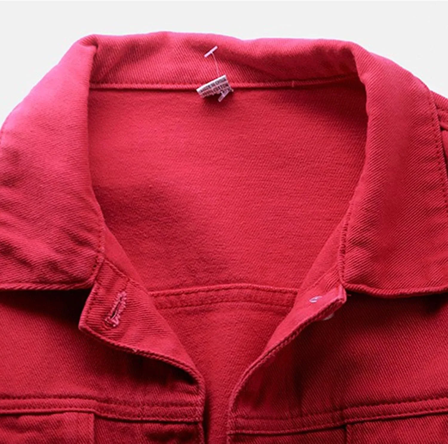 Womens Cropped Denim Jackets 2024 Trendy Button Up Shacket Fall Spring Long Sleeve Jean Coats Retro Petite Denim Coat