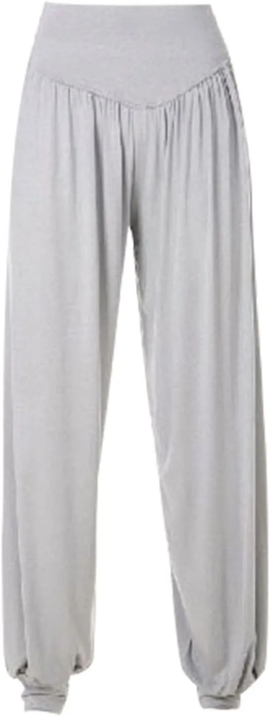 Women's Harem Yoga Pilates Pants Super Soft Workout Relaxed Yoga Fitness Pants Lounge Palazzo Pants Boho Hippie Pants