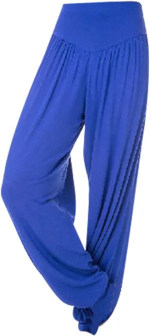 Women's Harem Yoga Pilates Pants Super Soft Workout Relaxed Yoga Fitness Pants Lounge Palazzo Pants Boho Hippie Pants