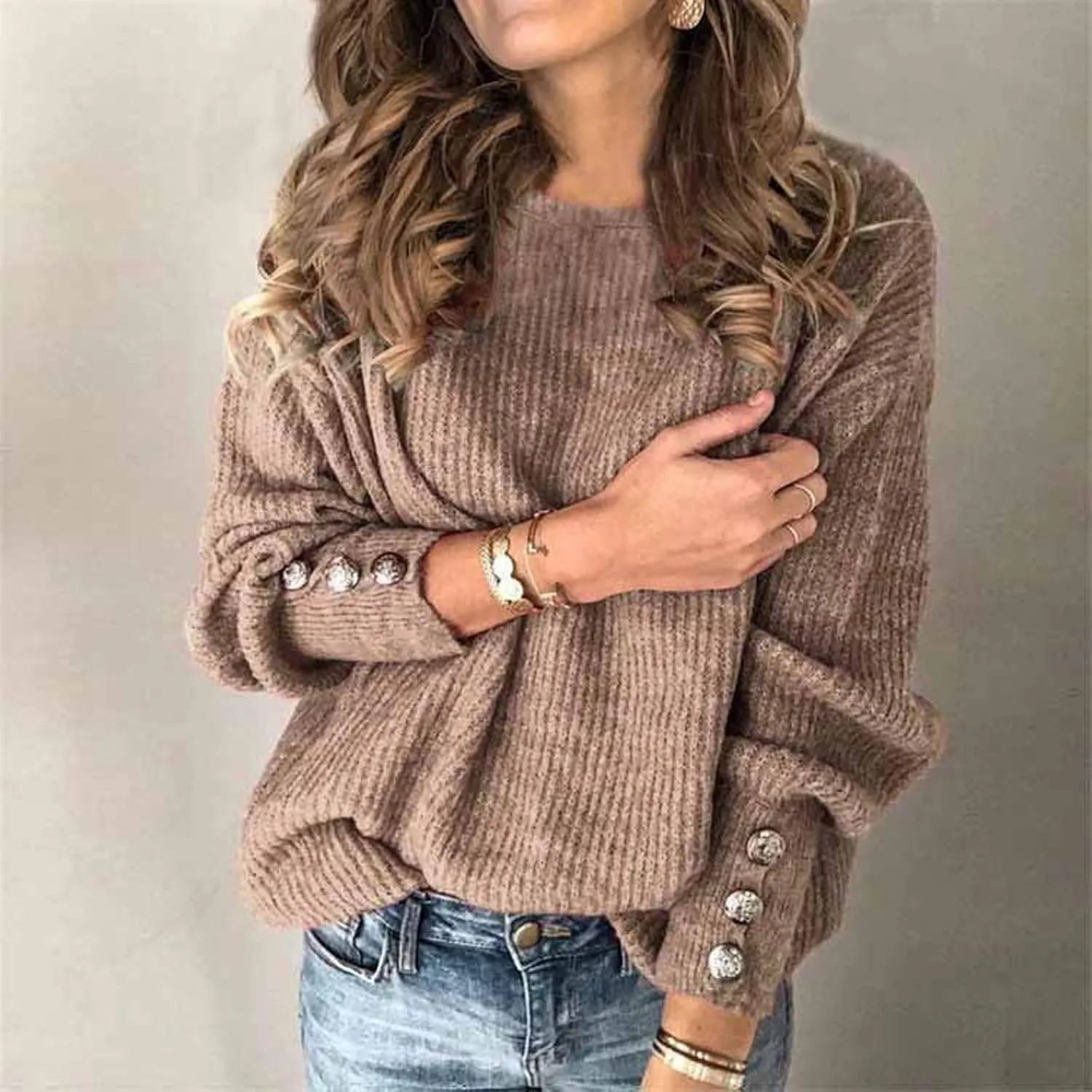Women's Long Sleeve Cable Knit Cardigan Sweaters Fashion Casual Chunky Knit Sweaters Open Front Loose Outerwear Coat