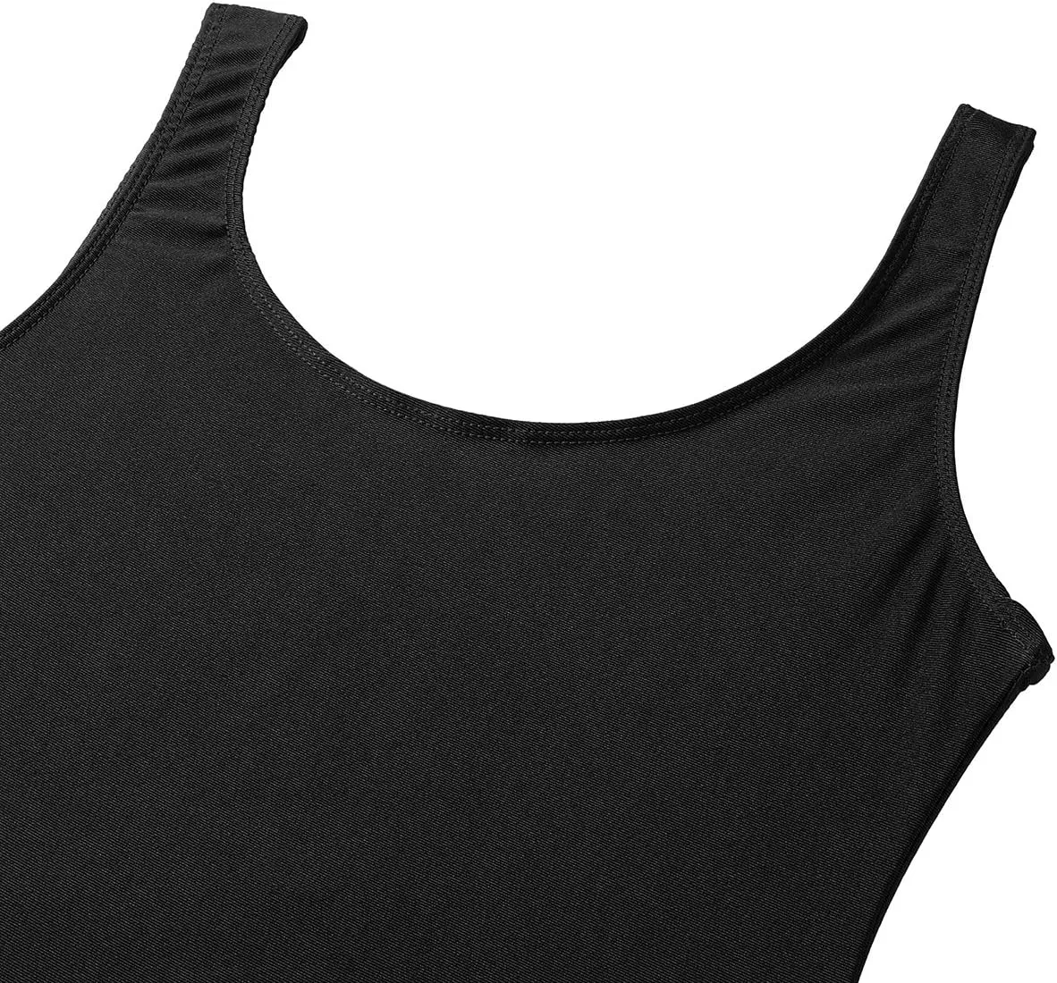 Women's One Piece High Cut Low Back Swimwear Gymnastics Leotard Bathing Suits