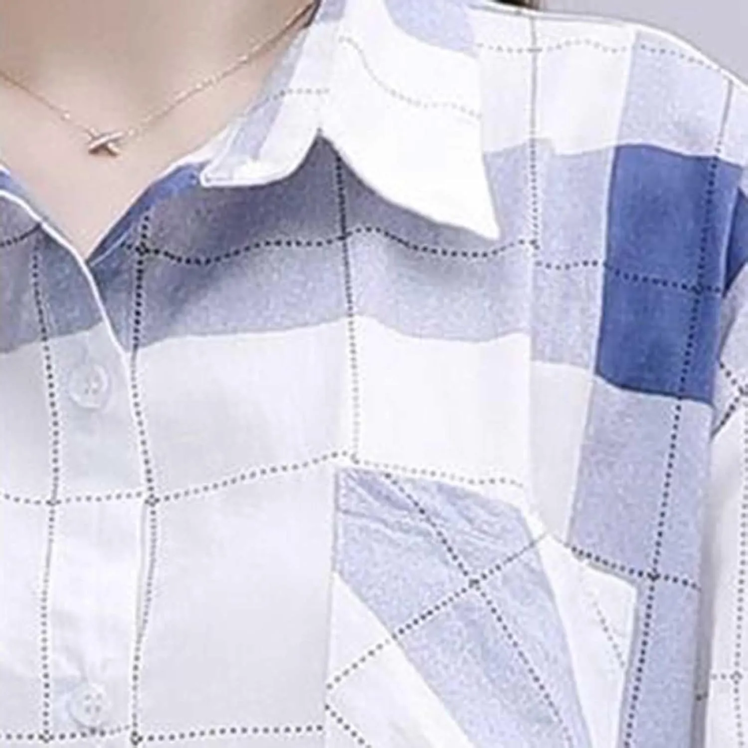 Womens Oversized Button Down Plaid Shacket Shirt with Pockets Roll Up Long Sleeve Casual Boyfriend Tunic Blouse Top