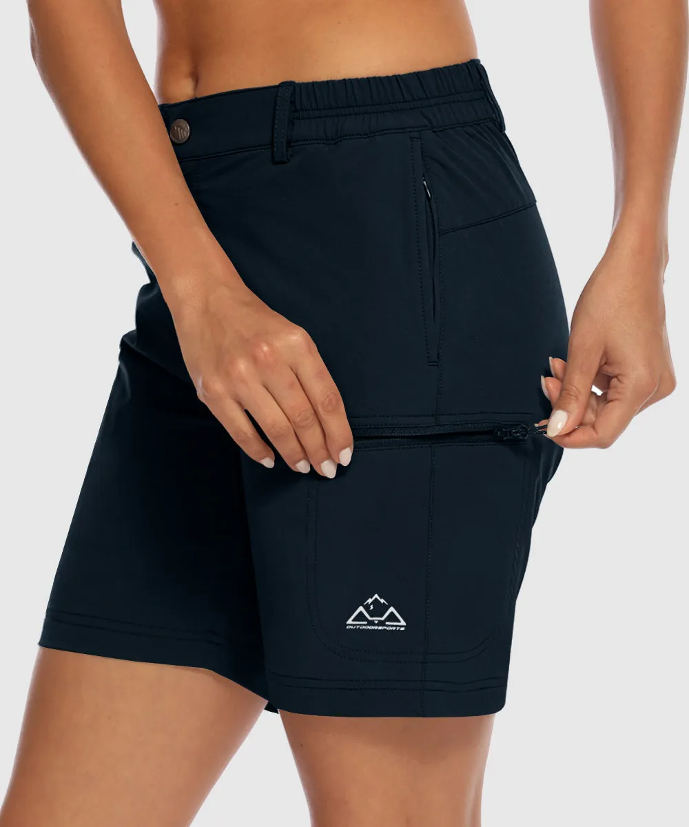 Women's Quick Dry Lightweight Stretchy Cargo Shorts