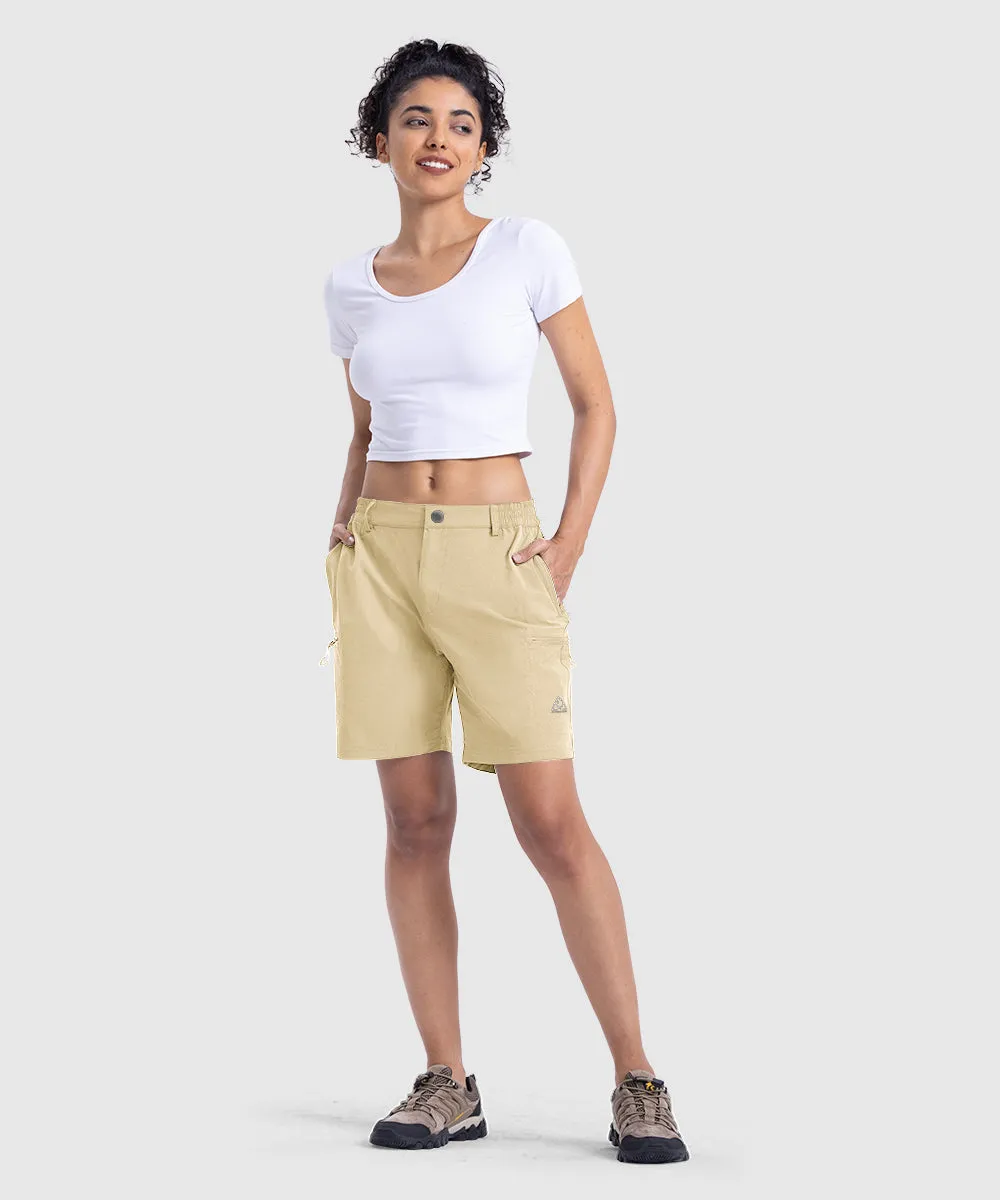 Women's Quick Dry Lightweight Stretchy Cargo Shorts