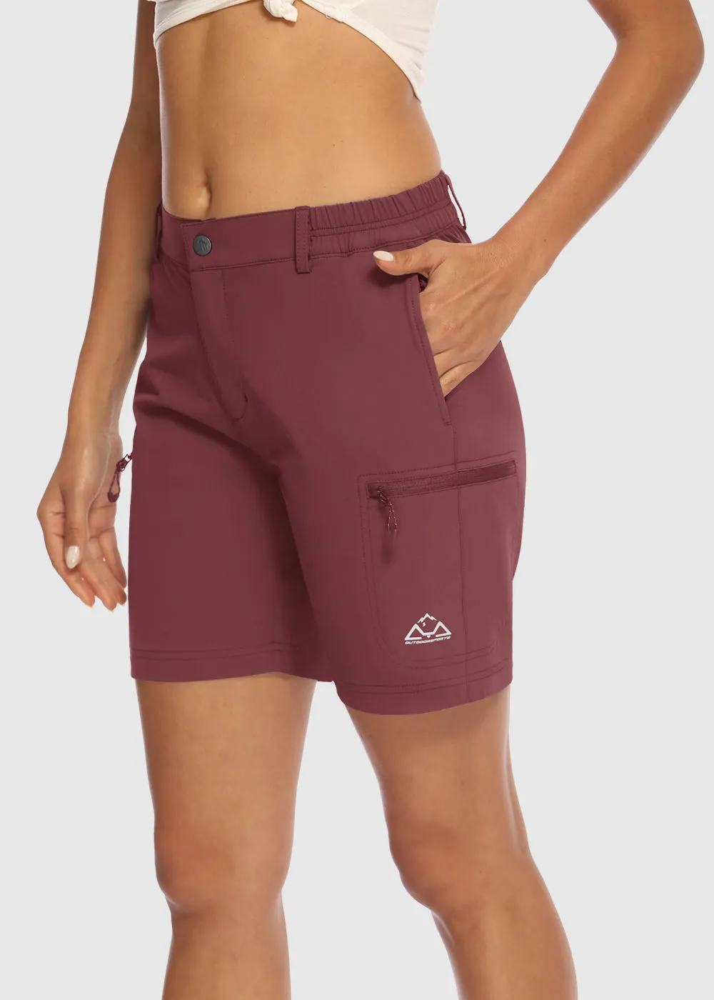 Women's Quick Dry Lightweight Stretchy Cargo Shorts