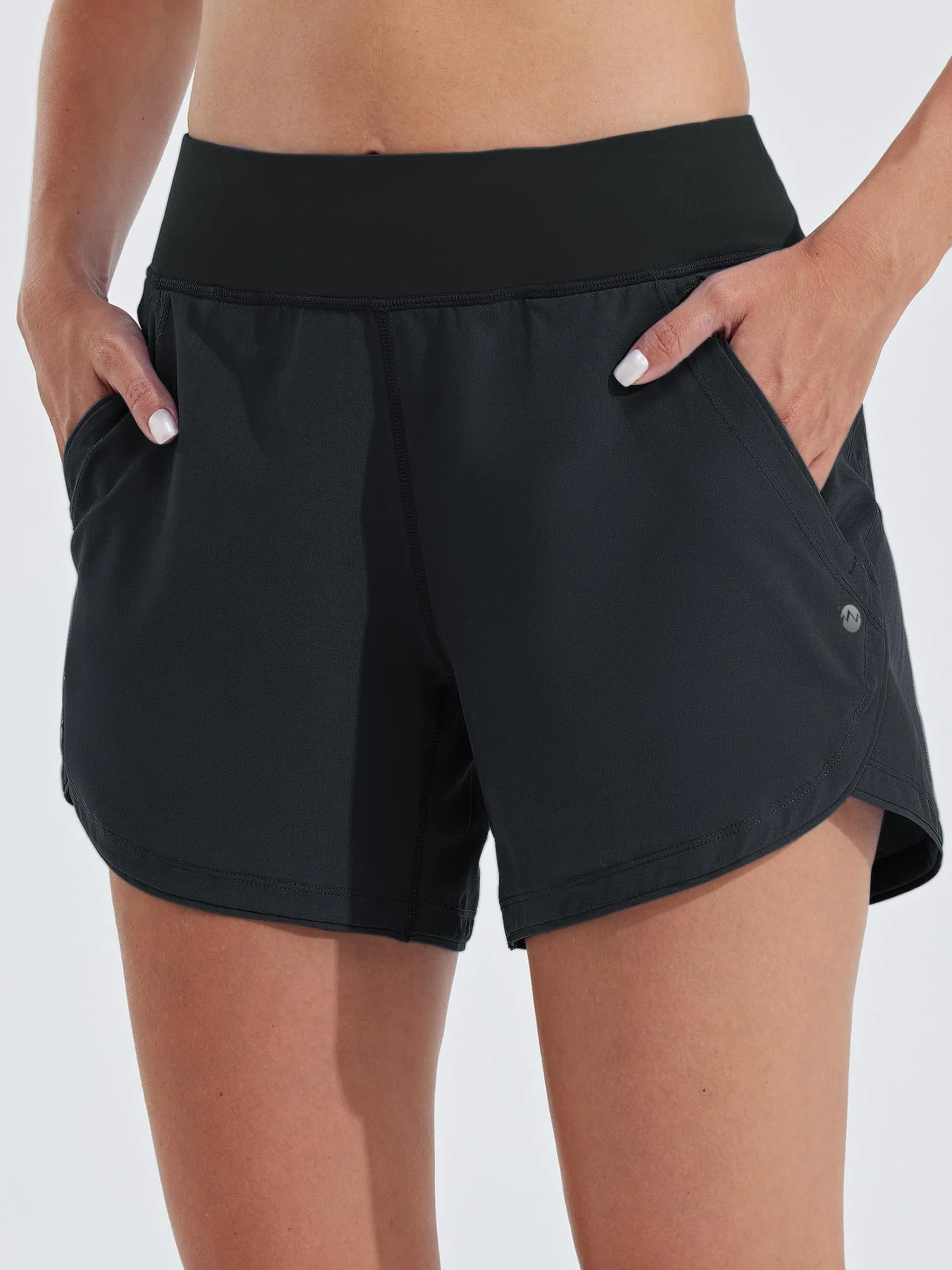 Women's Quick Dry Swim Board Shorts 5 Inch