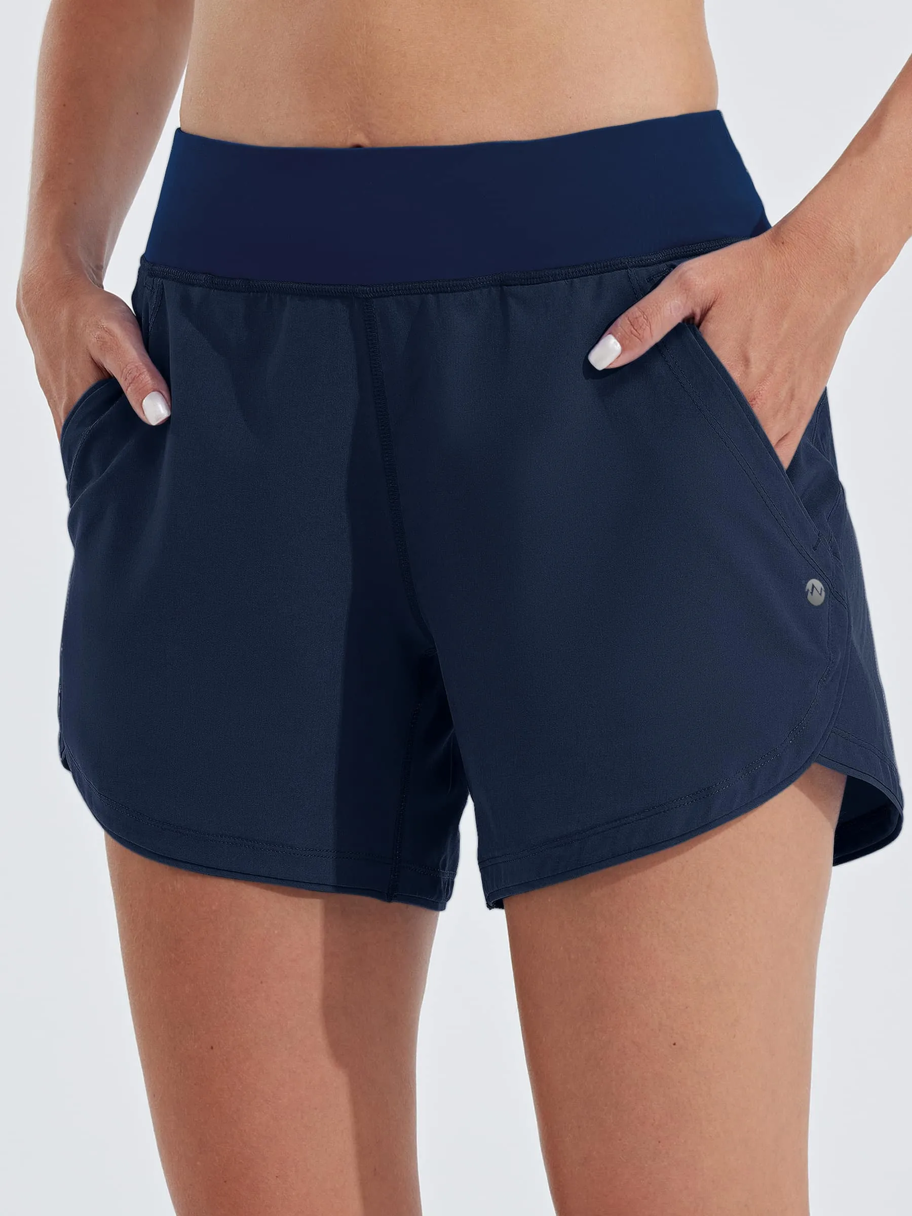 Women's Quick Dry Swim Board Shorts 5 Inch