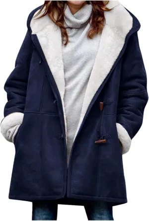 Womens Sherpa Fleece Hoodie Jacket Zip Up Faux Shearling Zipper Coats Fleece Fuzzy Short Teddy Coats Zipper Coats Winter