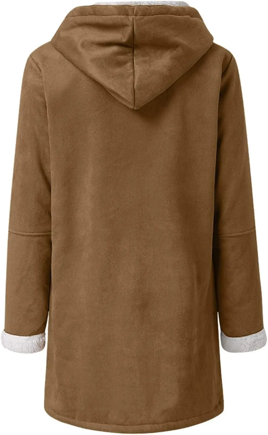 Womens Sherpa Fleece Hoodie Jacket Zip Up Faux Shearling Zipper Coats Fleece Fuzzy Short Teddy Coats Zipper Coats Winter