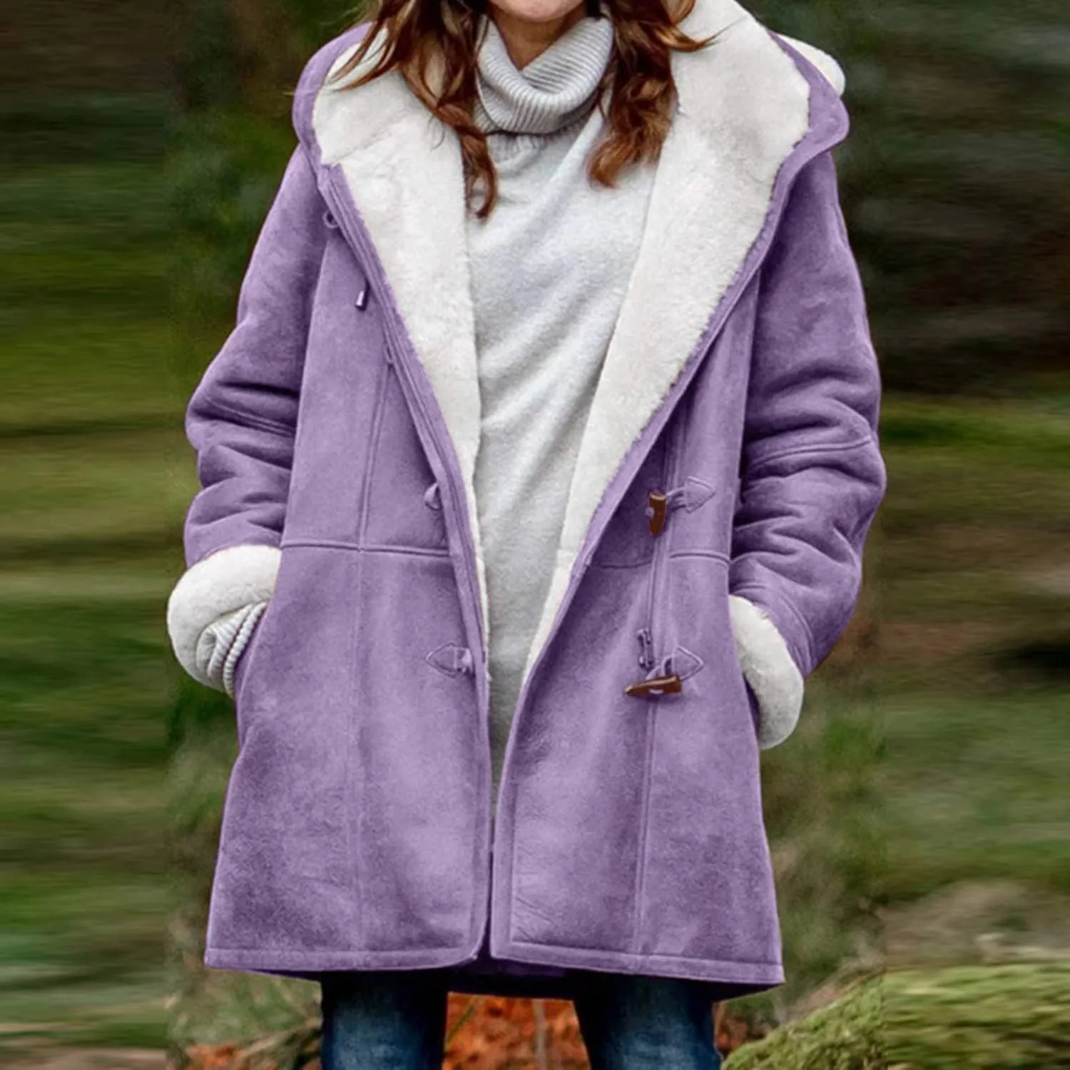 Womens Sherpa Fleece Hoodie Jacket Zip Up Faux Shearling Zipper Coats Fleece Fuzzy Short Teddy Coats Zipper Coats Winter