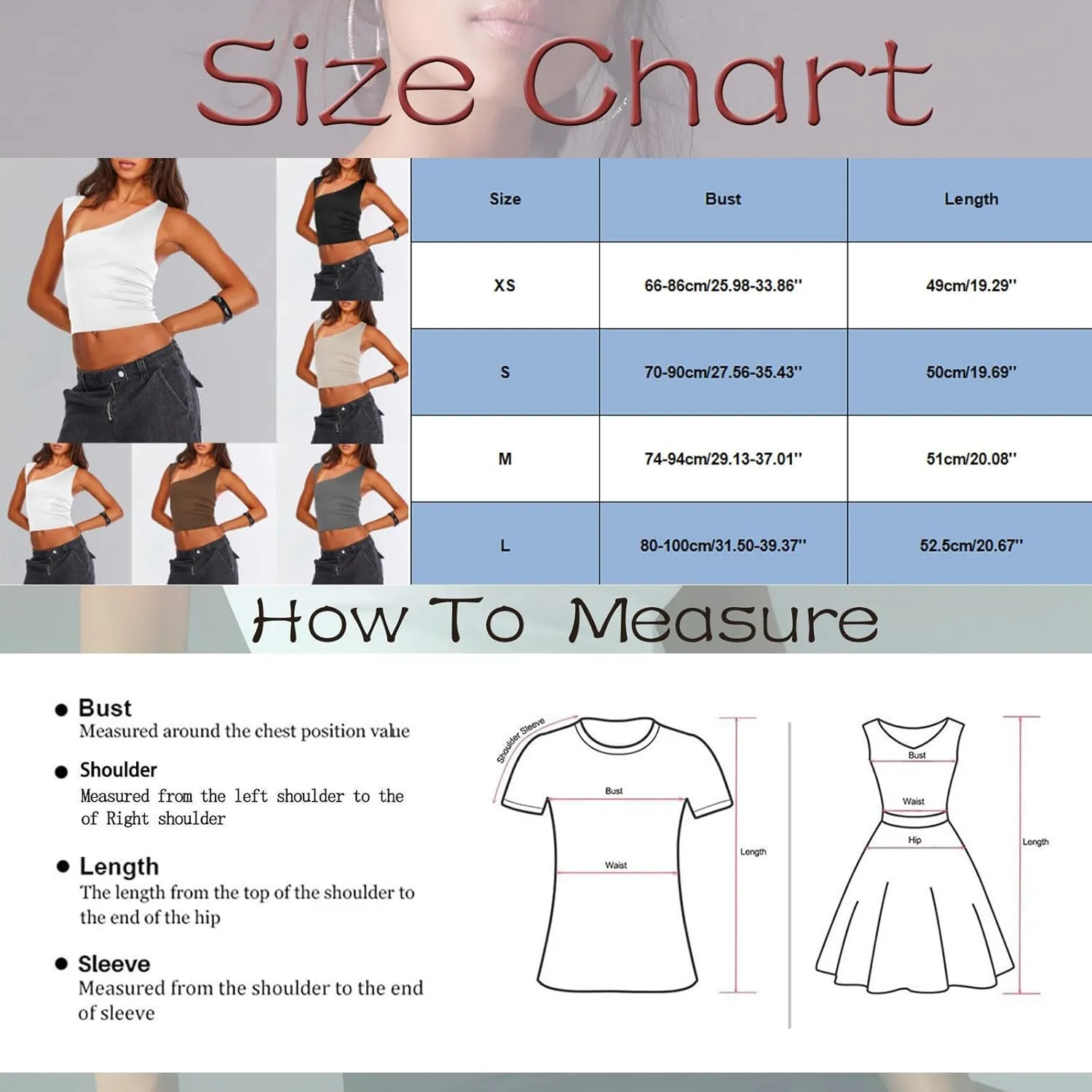 Women's Solid Color Asymmetric Neckline Sexy Backless Crop Top Slim Fit Vest for Outerwear Camisole Top with Bra