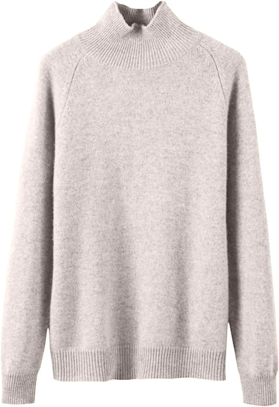 Women's Turtleneck Basic Sweaters 2024 Fall Winter Warm Ribbed Knitted Sweater Fashion Casual Long-Sleeve Jumper Tops