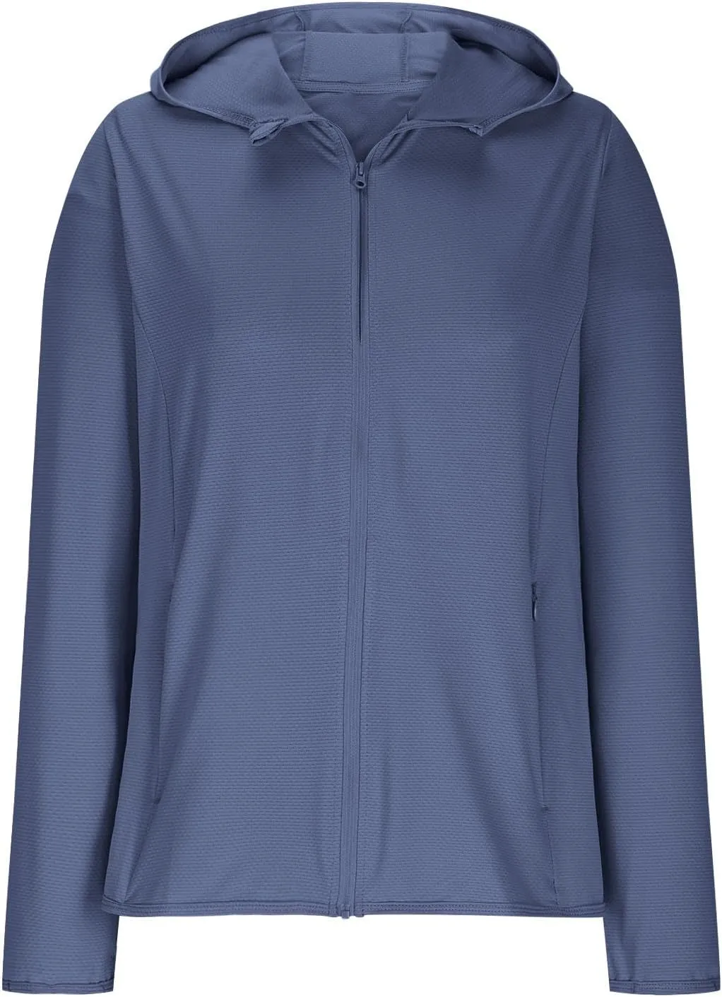 Womens UPF 50  Athletic Jacket Summer Lightweight Sun Protection Zip Up Hoodie UV Protect Long Sleeve Shirts