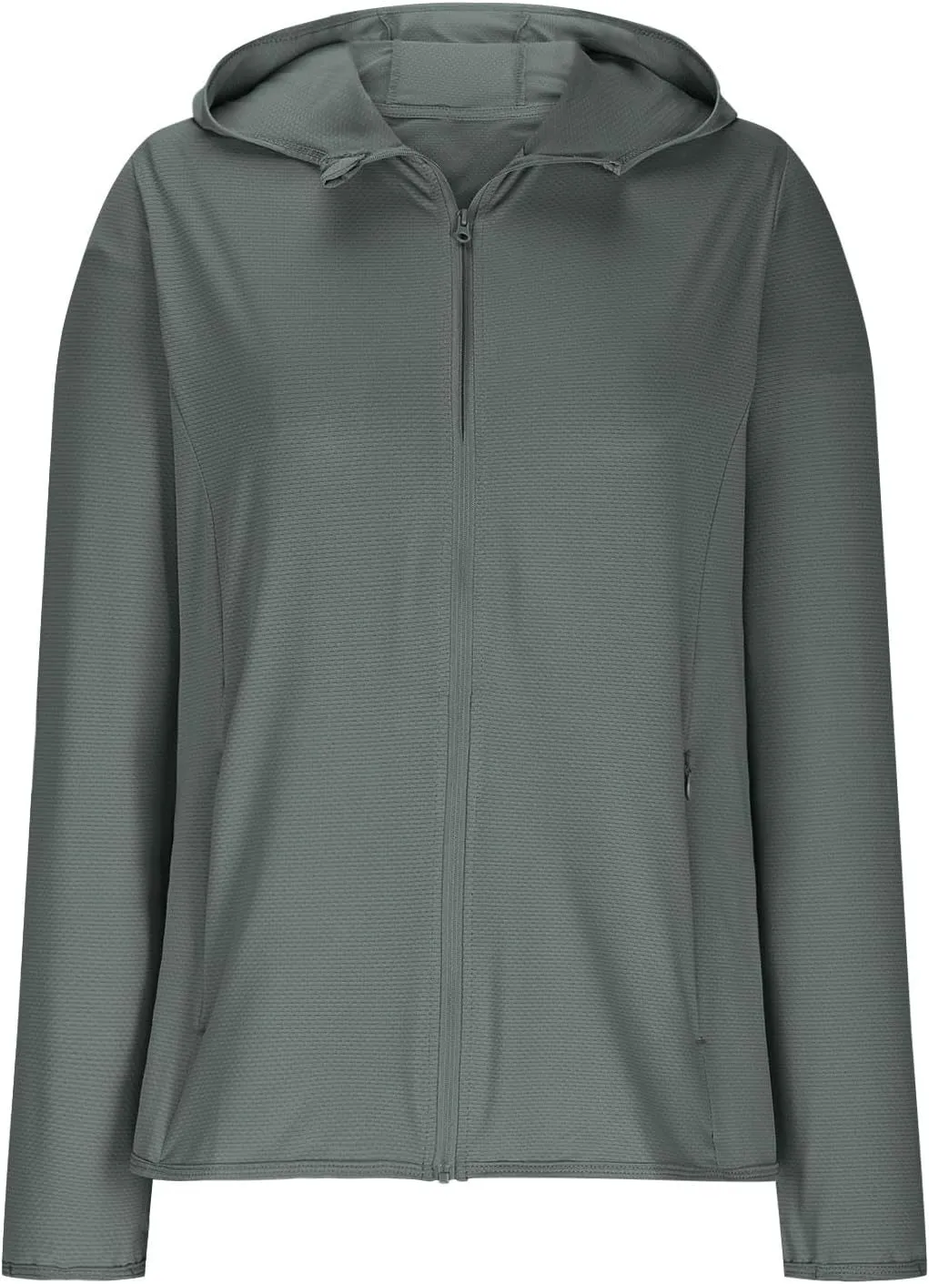 Womens UPF 50  Athletic Jacket Summer Lightweight Sun Protection Zip Up Hoodie UV Protect Long Sleeve Shirts