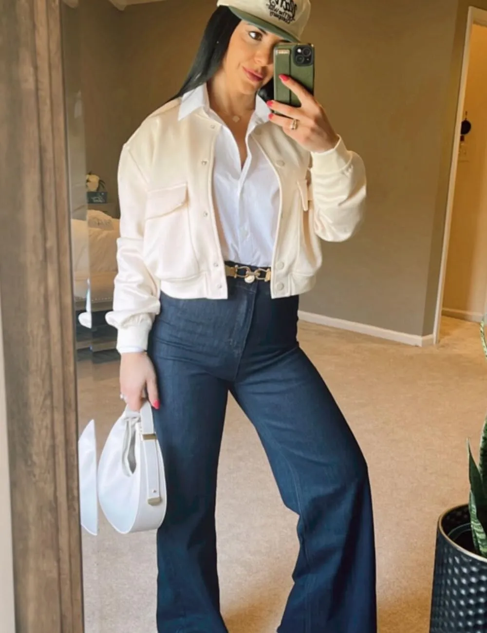 Women's Wide Leg Jeans High Waisted Stretchy Trendy Casual Versatile Work Denim Pants Trousers 2025