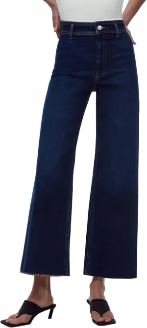 Women's Wide Leg Jeans High Waisted Stretchy Trendy Casual Versatile Work Denim Pants Trousers 2025