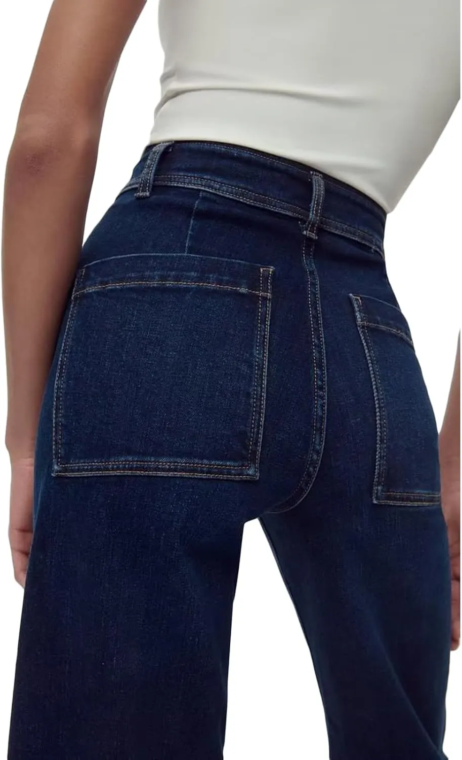 Women's Wide Leg Jeans High Waisted Stretchy Trendy Casual Versatile Work Denim Pants Trousers 2025
