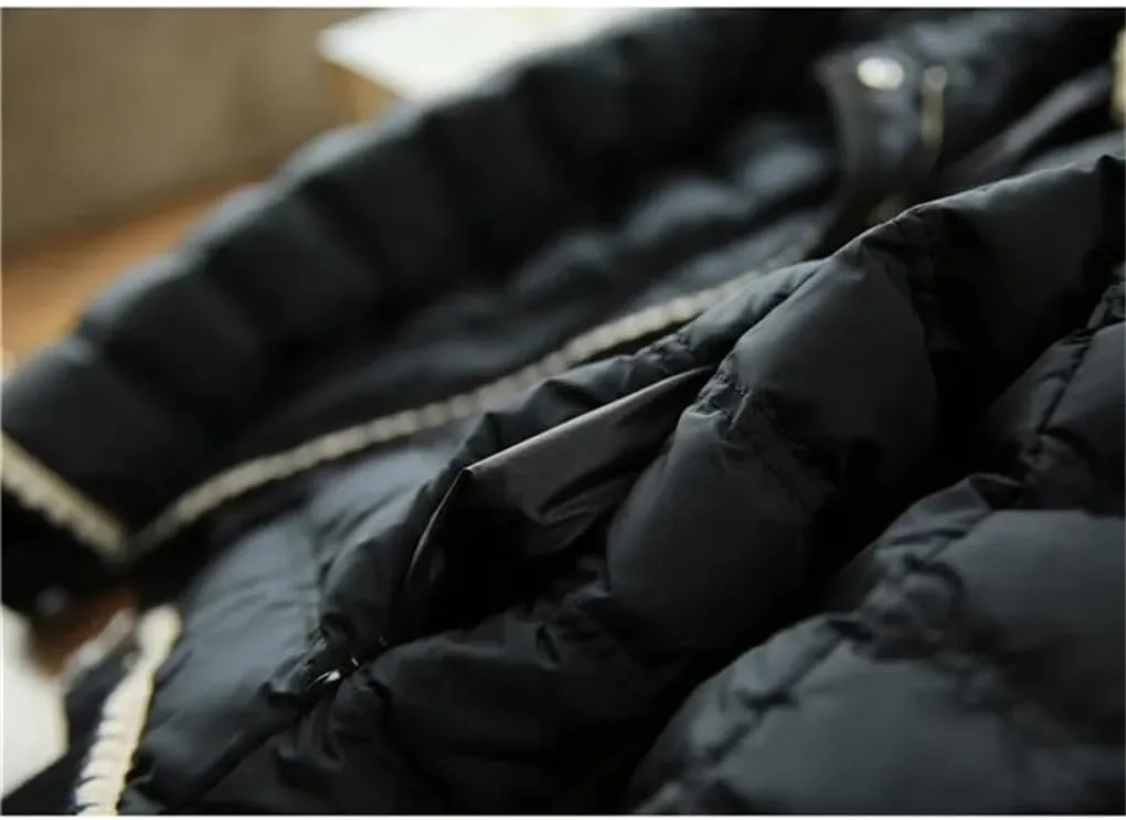 Women's Winter Cotton Jacket Coat Stand-Collar Short Padded Jackets Warm Coats Female Parkas