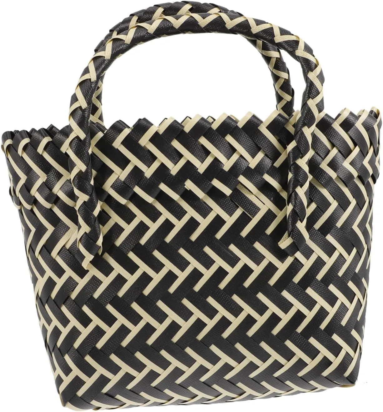 Woven Handbag for Women Fashionable Tote Bag for Shopping and Casual Outings Durable and Stylish Design Accessory for Everyday Wear