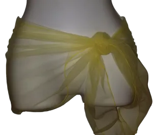 Yellow Sheer Sarong