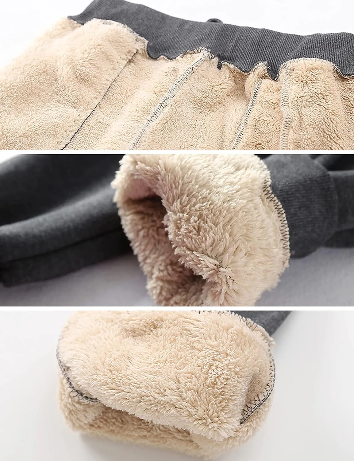 Yeokou Women's Warm Sherpa Lined Athletic Sweatpants Jogger Fleece Pants