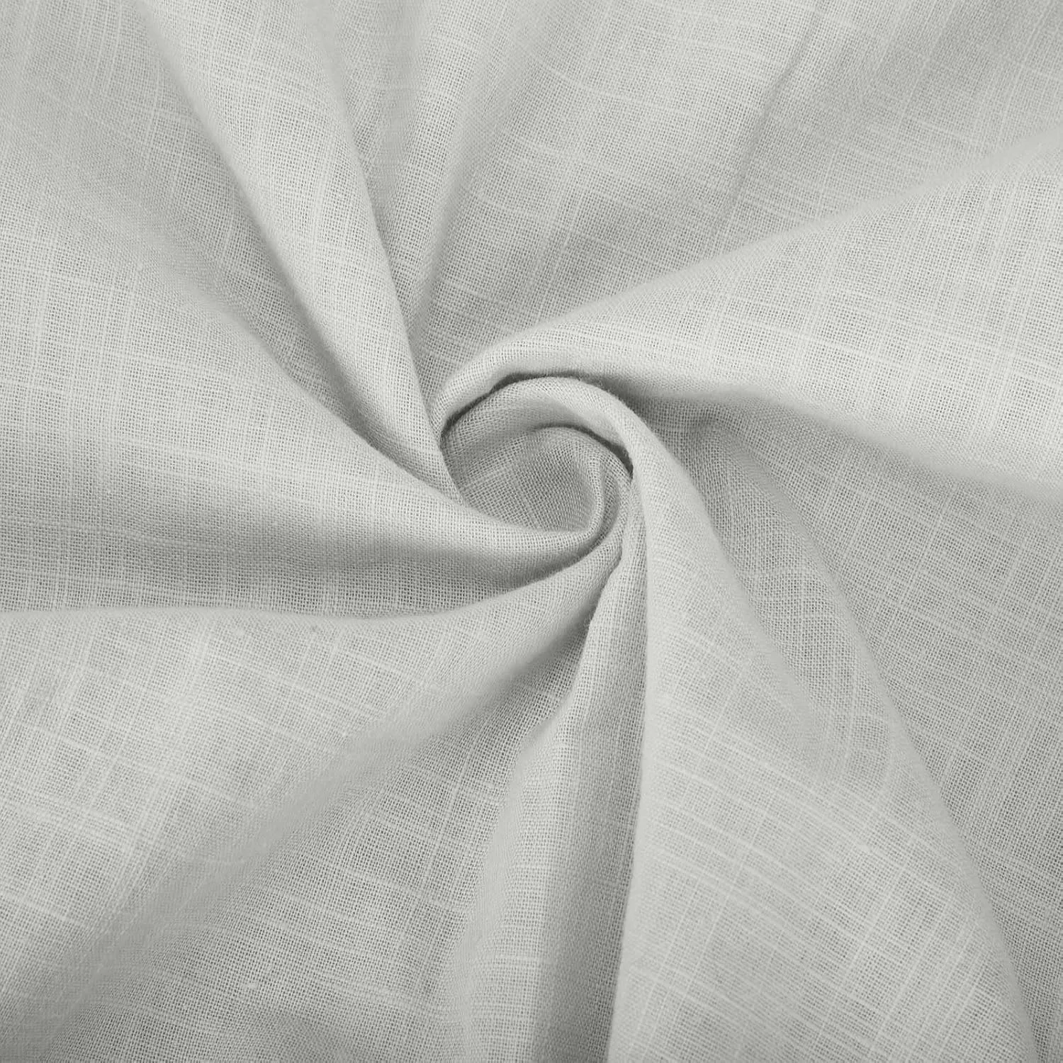 Zeiyignr Cotton Linen Shirts for Men Casual Shirts Round Neck Lightweight Long Sleeve Beach Shirt Loose Fit Hawaiian T Shirts