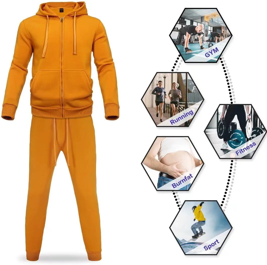 Zusmen Tracksuit Mens, Track Jackets and Pants 2 Piece Outfit