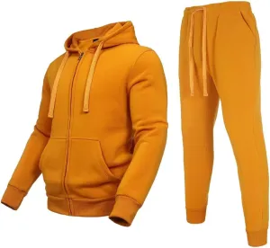 Zusmen Tracksuit Mens, Track Jackets and Pants 2 Piece Outfit