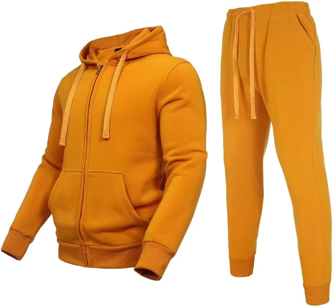Zusmen Tracksuit Mens, Track Jackets and Pants 2 Piece Outfit